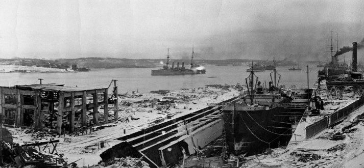 Ss Mont Blanc Explosion 1917 Devastating Disasters