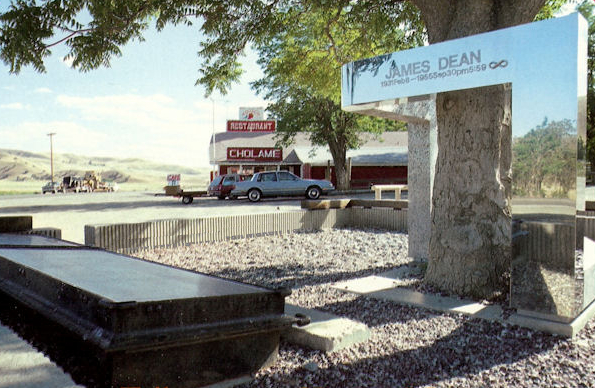 James Dean Memorial located in Cholame, California.