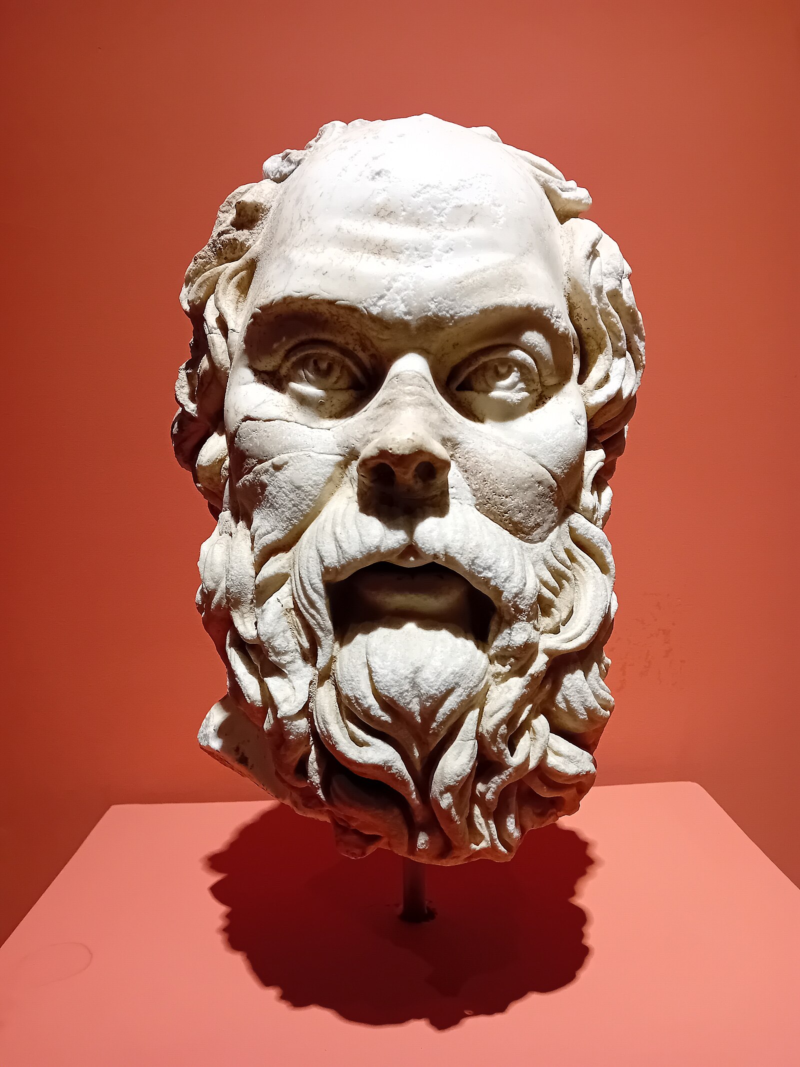 Bust of Socrates in Ephesus Museum, Selçuk, Turkey